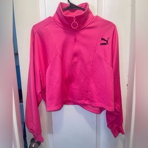 Puma Sport Neón Pink Cropped Top size Medium